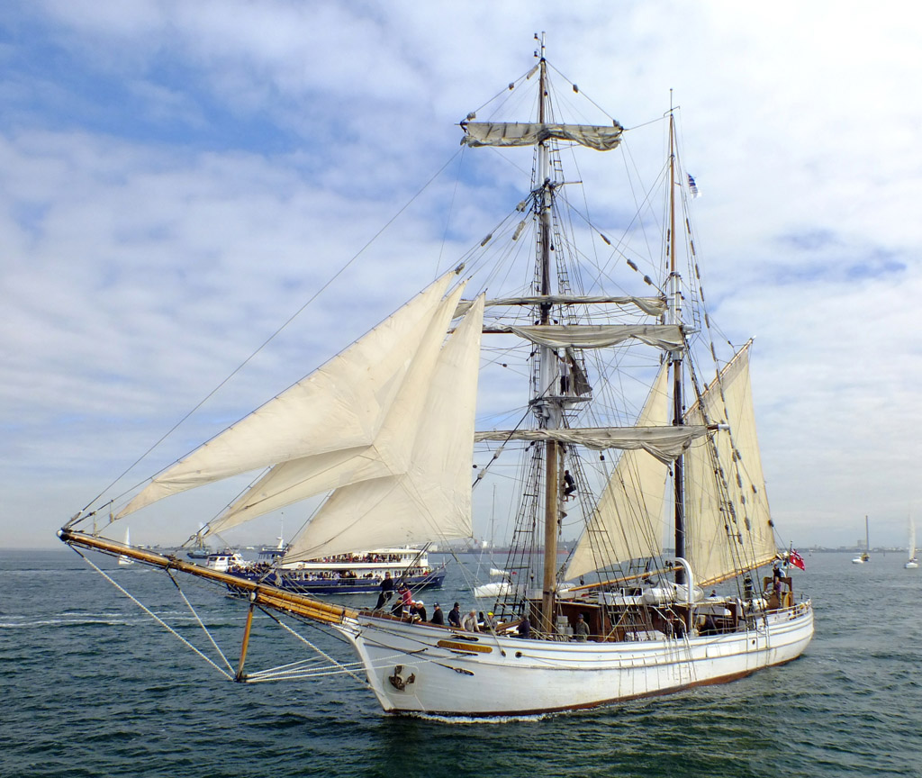 Soren Larsen Ship in Sidney Harbor