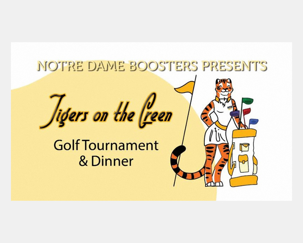 2018 Notre Dame High School - Gold Tournament Fundraiser Flyer