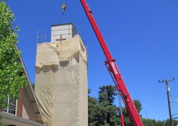 Immaculate Heart of Mary Belltower Reconstruction